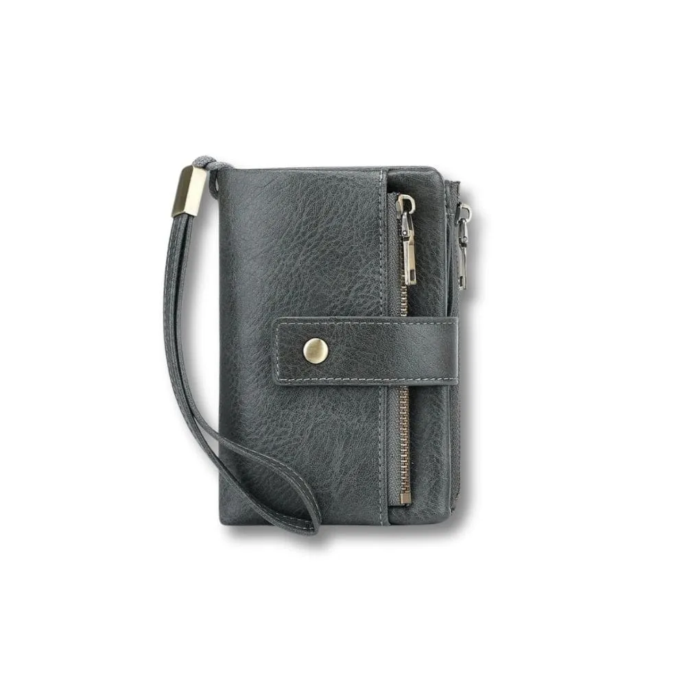 Maison Sacoches Isora Porte-Monnaie Femme Vert Cuir