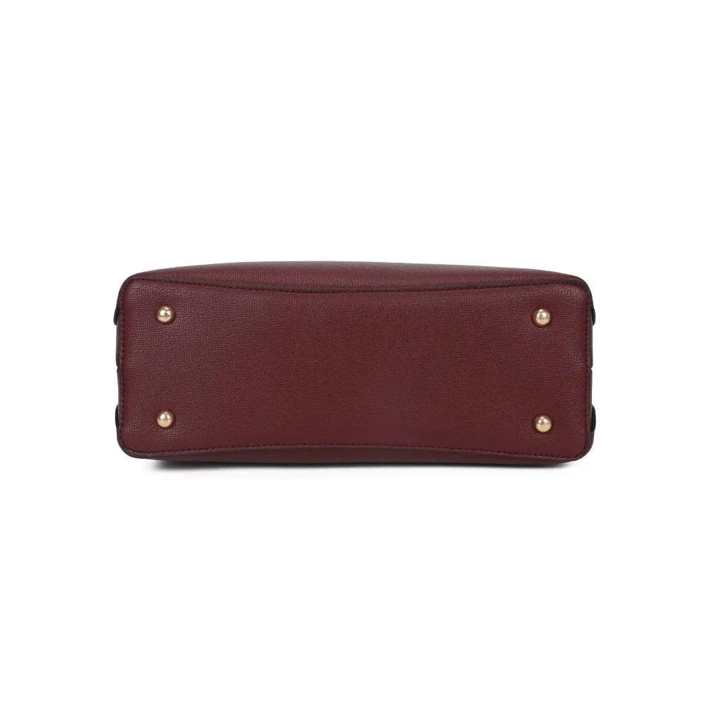 Gallantry Paris Le Lazare sac à main bordeaux 30 cm