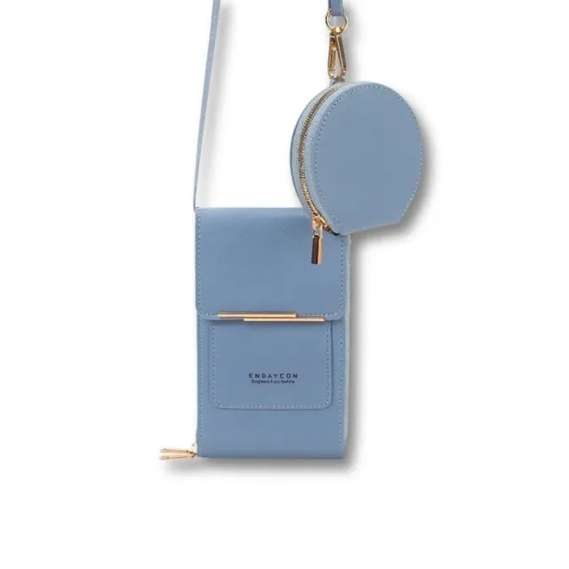 Maison Sacoches Lyséa mini sacoche téléphone marron tactile