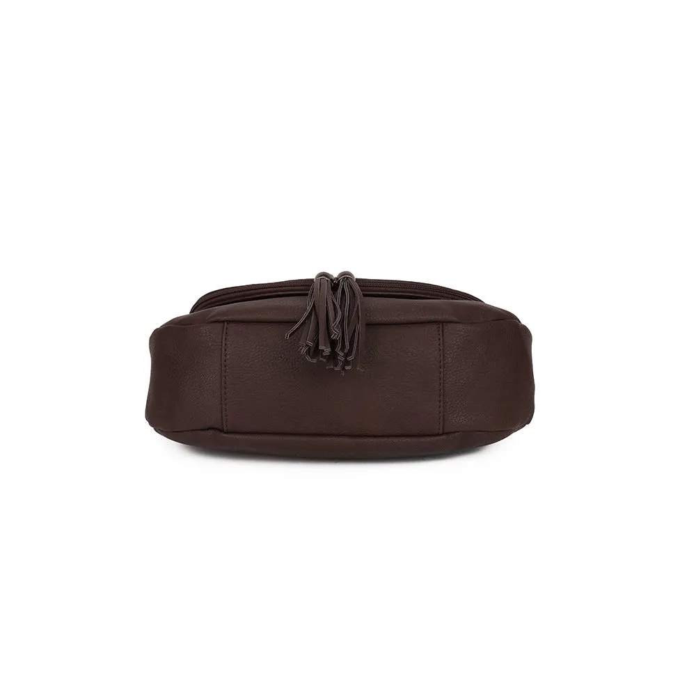 Gallantry Paris Naël sac bandoulière simili cuir coffee