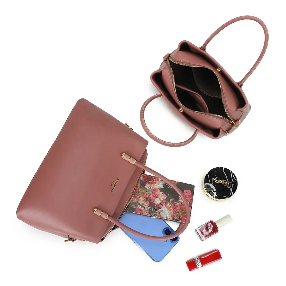 Gallantry Le Azélie sac main Rose foncé lisse