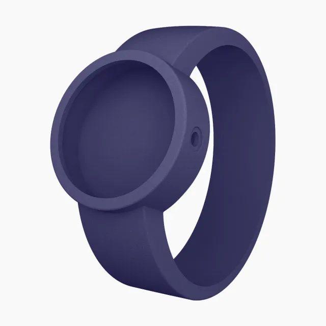 O bag O Clock bracelet silicone bleu iris