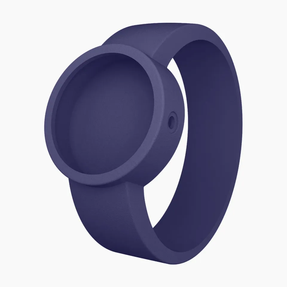 O bag O Clock bracelet silicone bleu iris