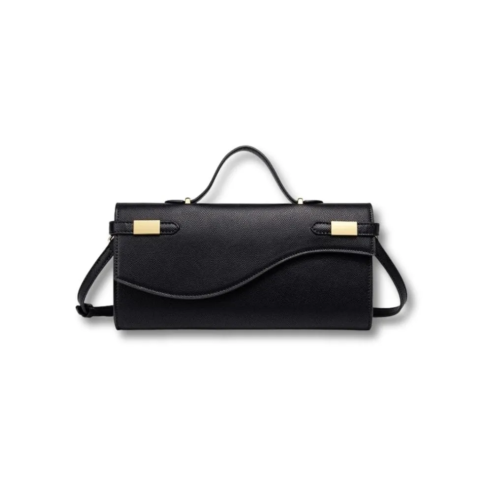 Maison Sacoches Cassandre pochette bourgogne vintage
