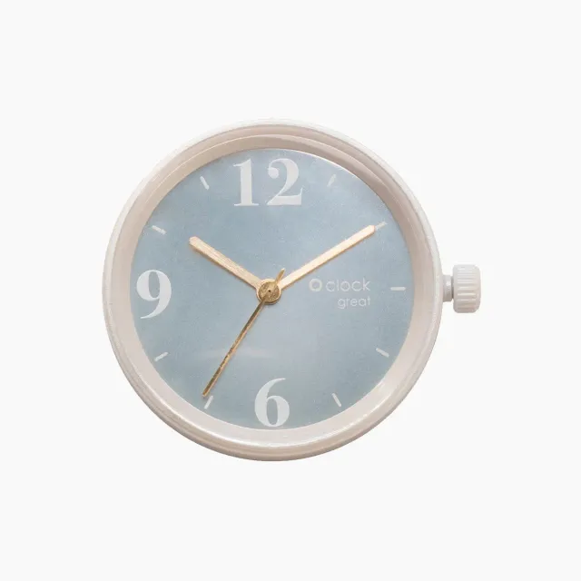 O clock great mécanisme montre mirror blanc chiffres