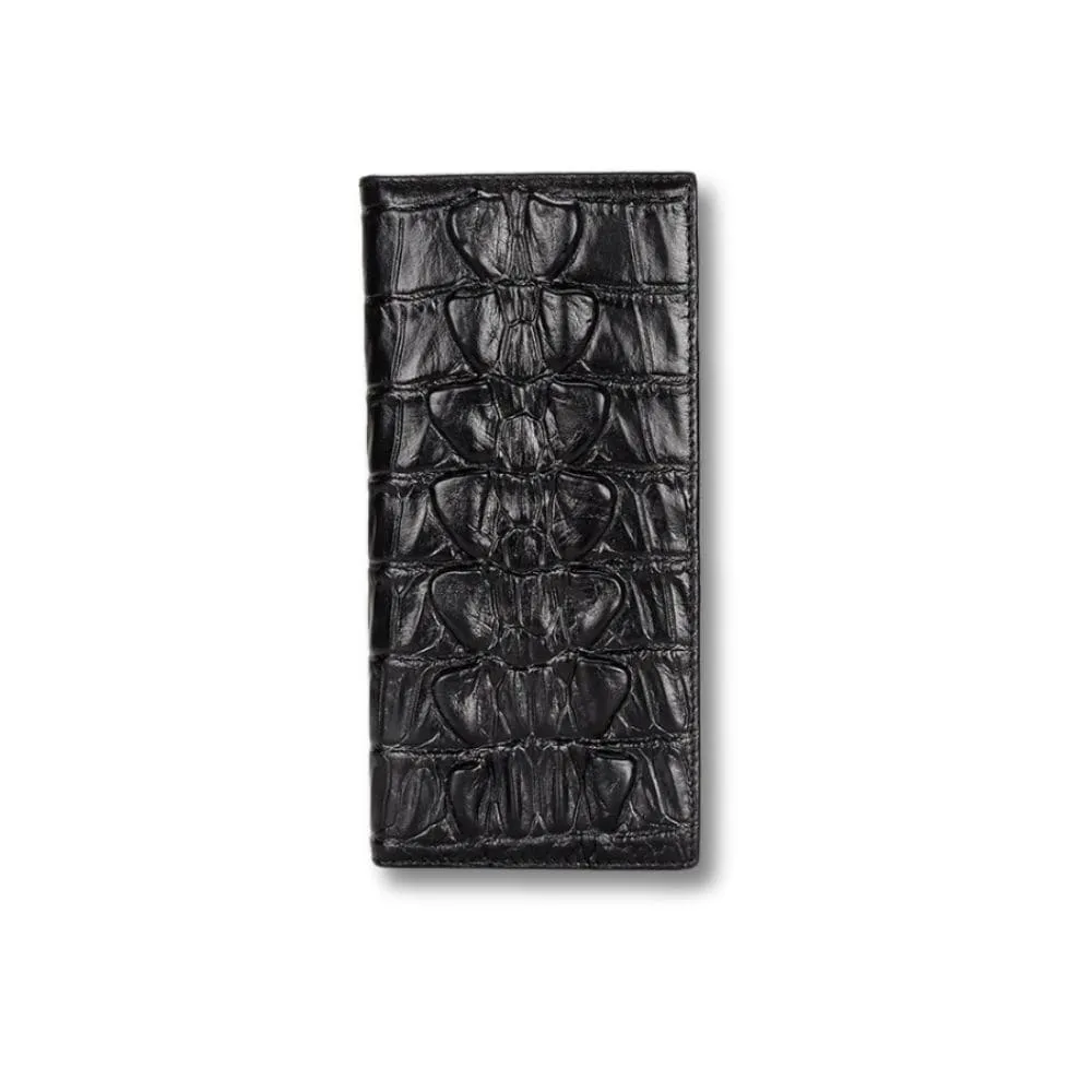 Maison Sacoches Navor portefeuille crocodile cuir 3 formats