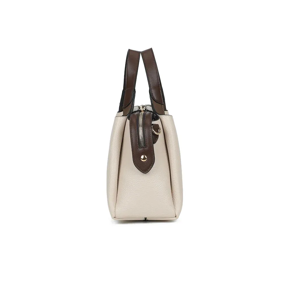 Gallantry La Montaigne sac à main coffee grainé