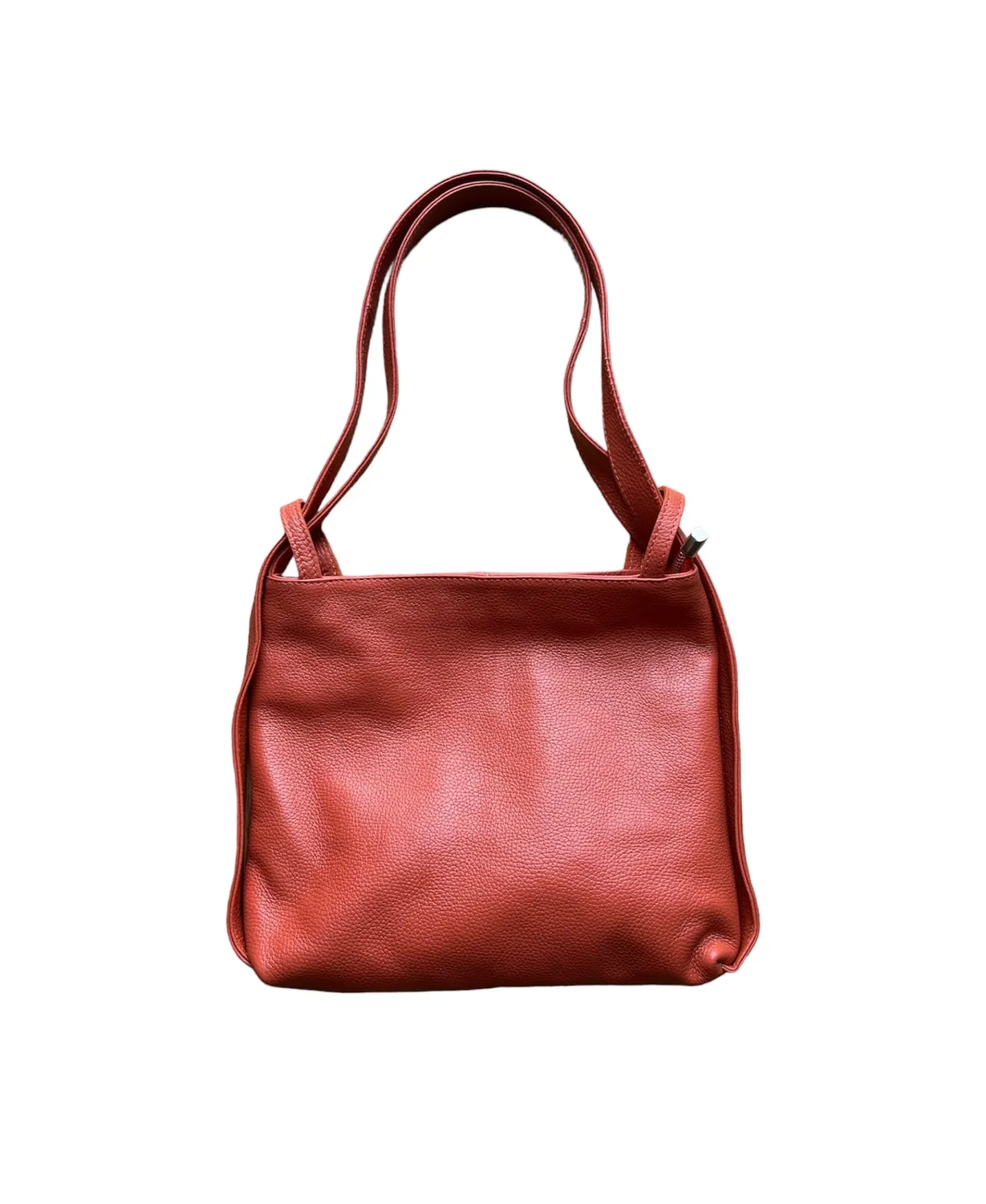 Hexagone Cuir Small Sad Astucieux sac cuir Noir 2-en-1