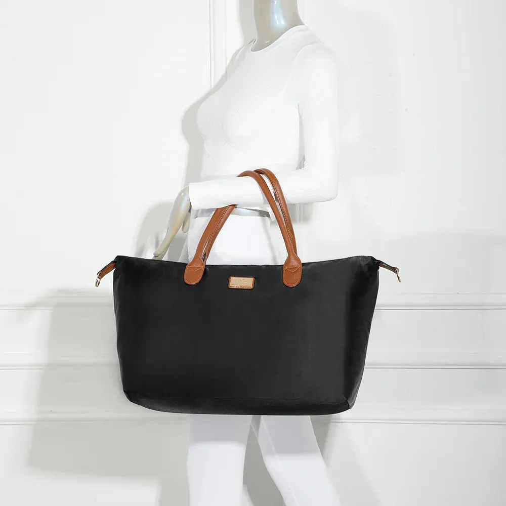 Gallantry Paris La Balade XL cabas nylon noir 43cm