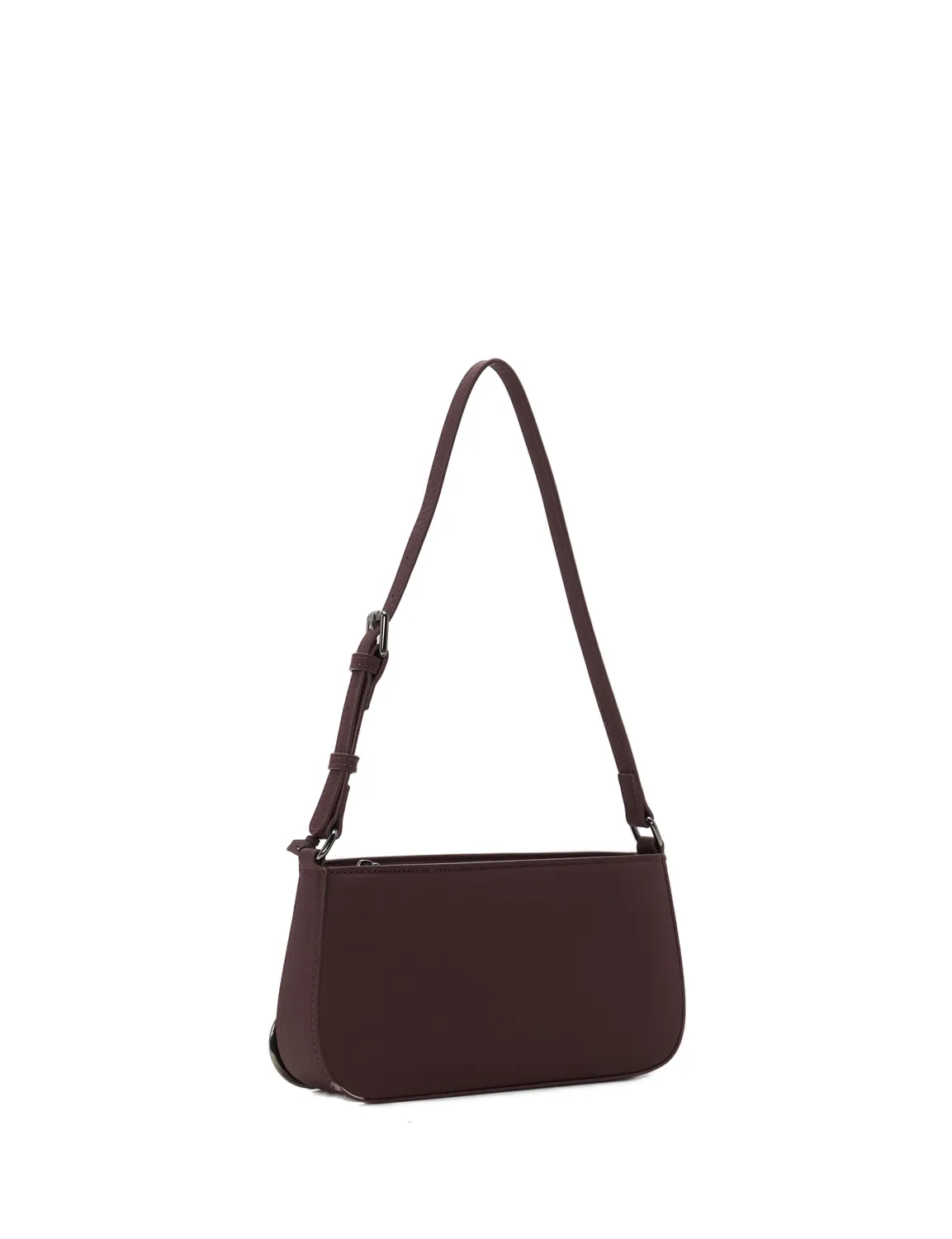 O bag Verbier Burgundy sac bandoulière zippé