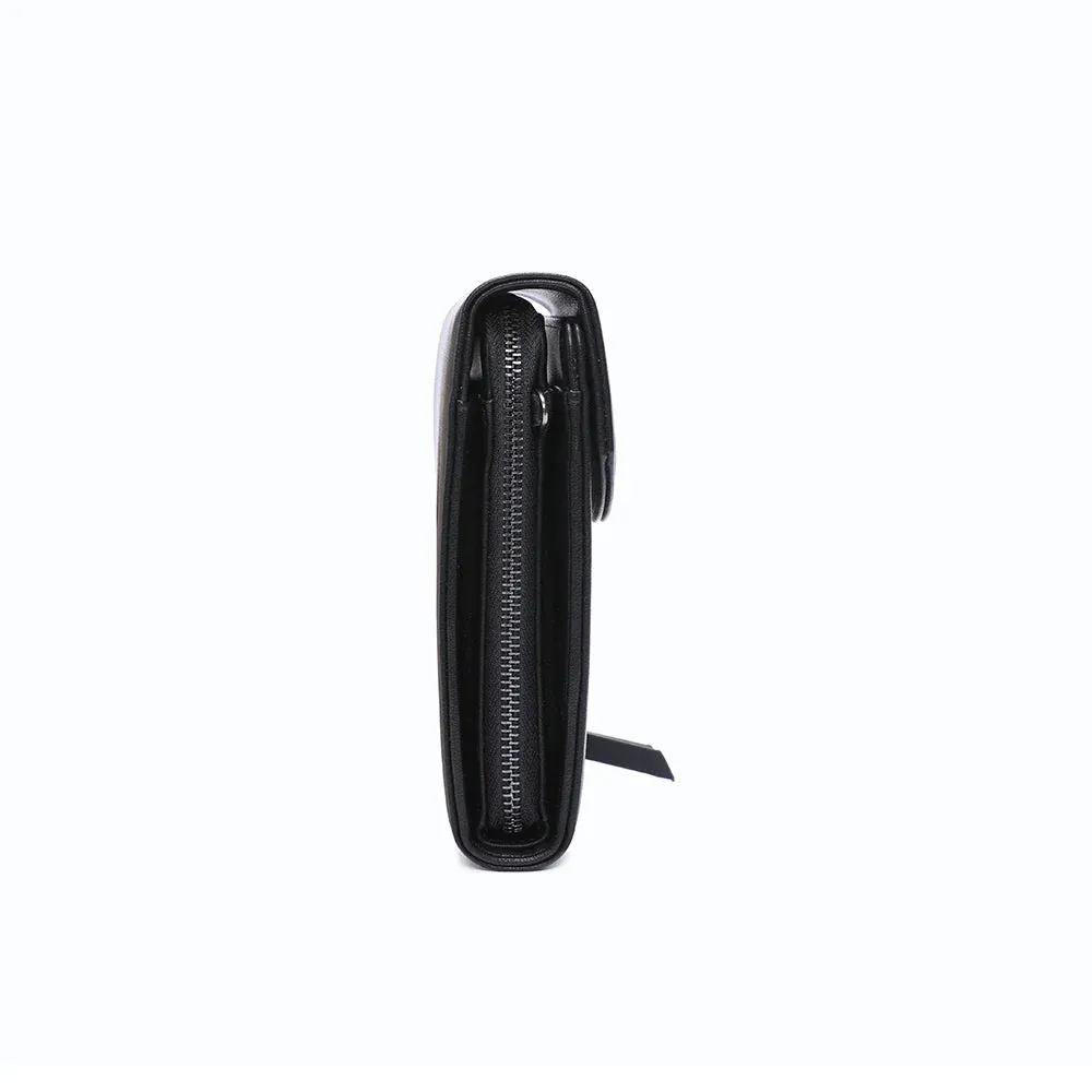Gallantry Délicate mini sac bandoulière noir téléphone