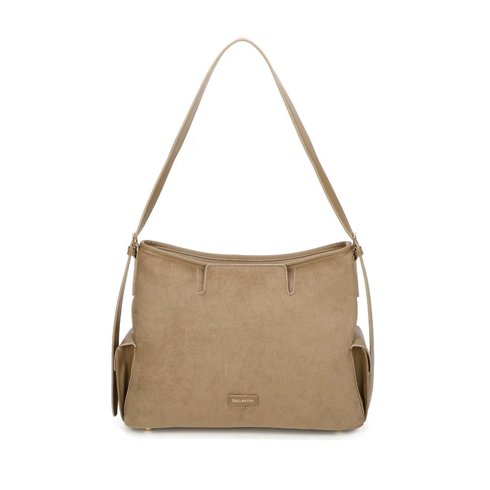 Gallantry Paris Lyséa sac main marron daim