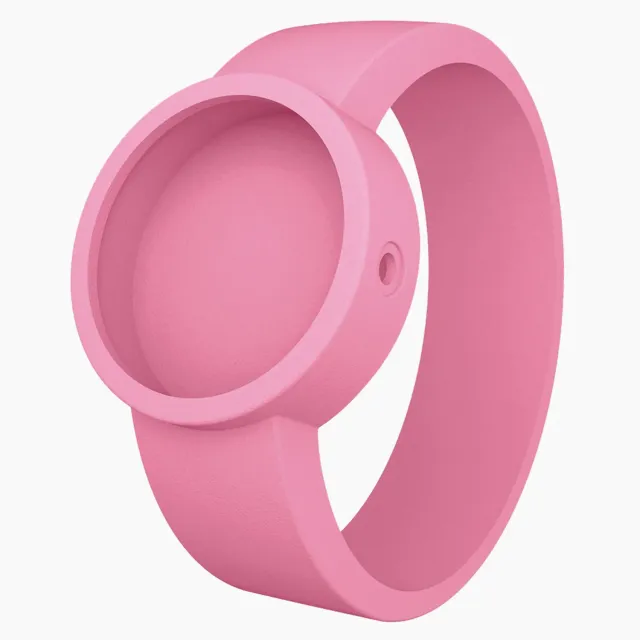 O Bag O Clock Cover Bracelet Montre Rose Pink