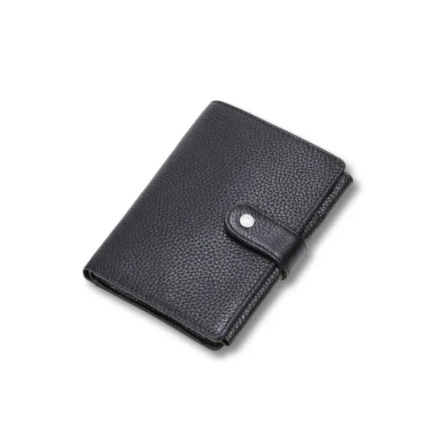 Maison Sacoches Amir portefeuille cuir homme noir compact