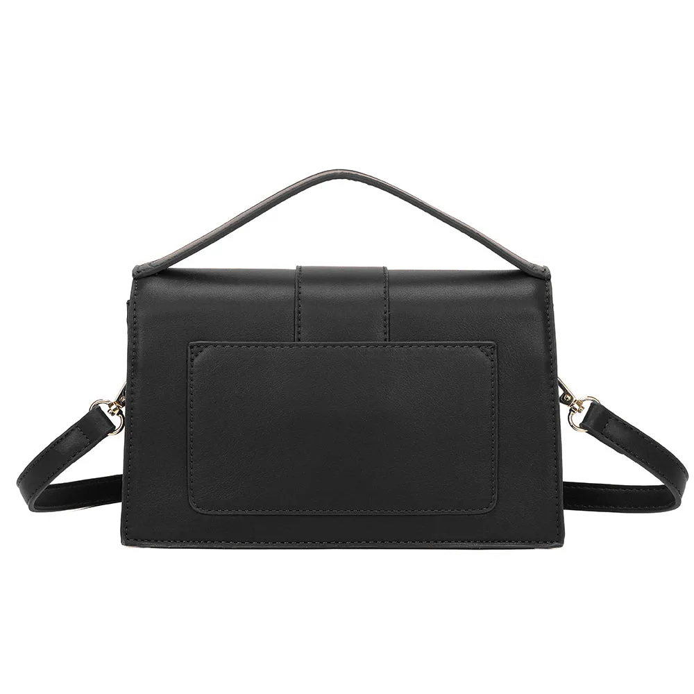 Gallantry Paris La Faustine sac à main noir vegan