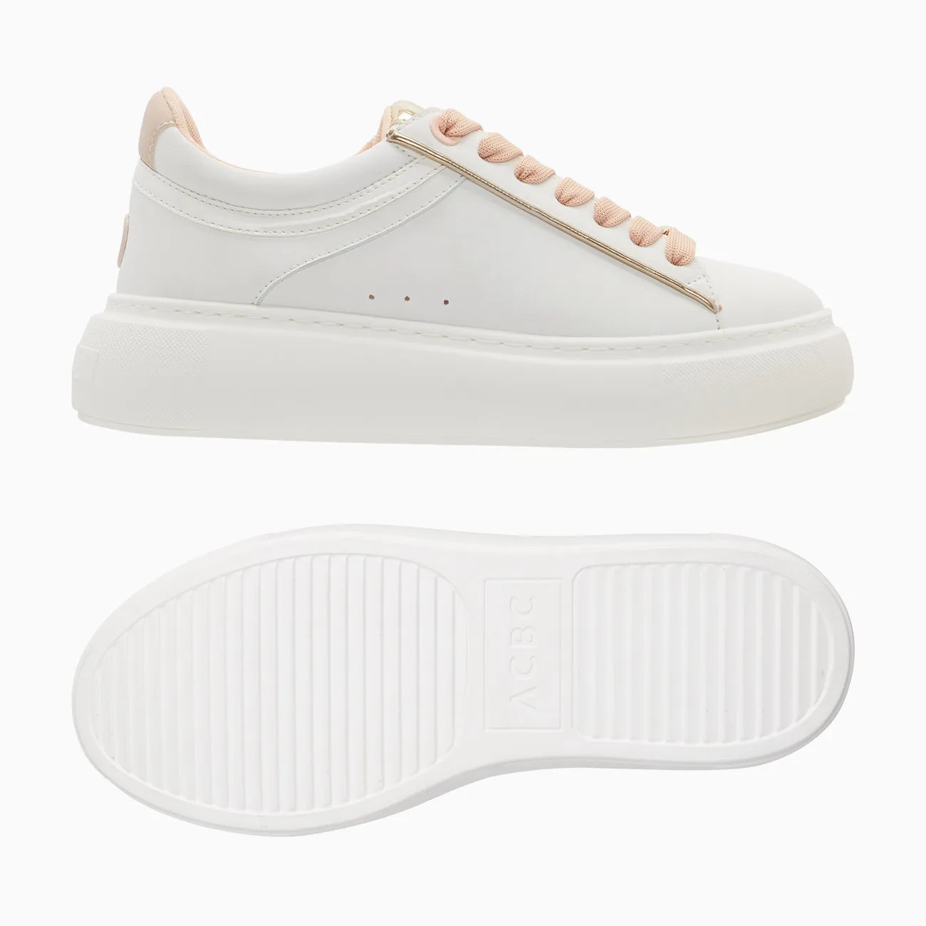 O Bag London sneakers blanc rose smoke pointure 39