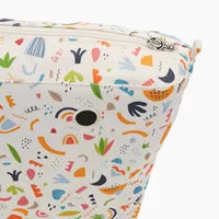 O bag mini pochette intérieure doodle zippée