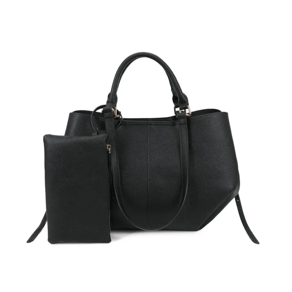 Gallantry Paris Adriana Sac cabas Noir pochette grainé