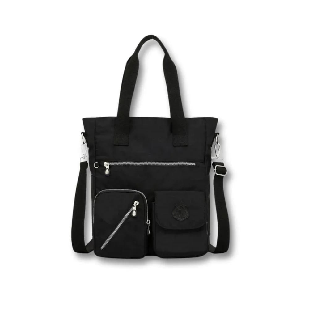 Maison Sacoches Thalia grande sacoche nylon noir A4