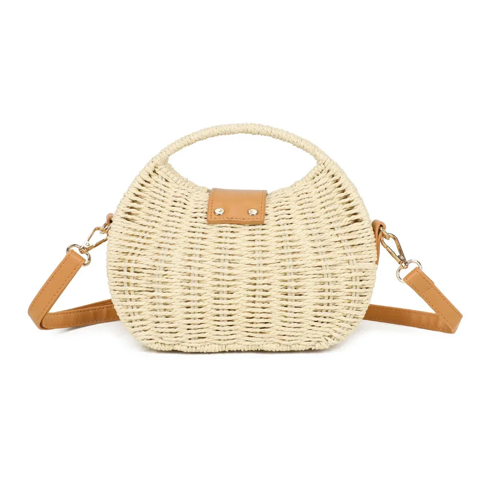 Gallantry Paris Palma sac main beige paille