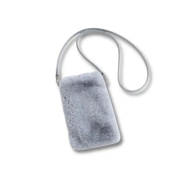 Maison Sacoches Dolce mini sac fourrure noir