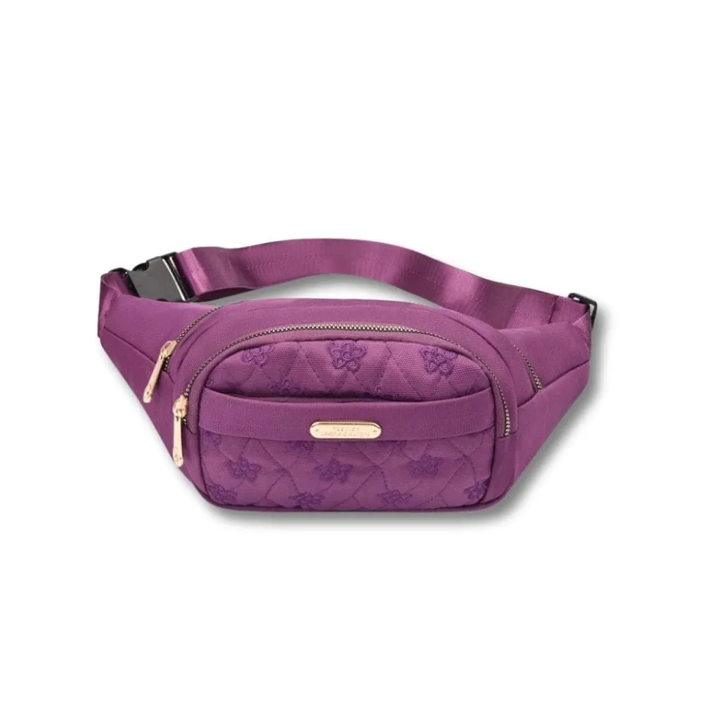 Maison Sacoches Louna banane femme tissu noir légère