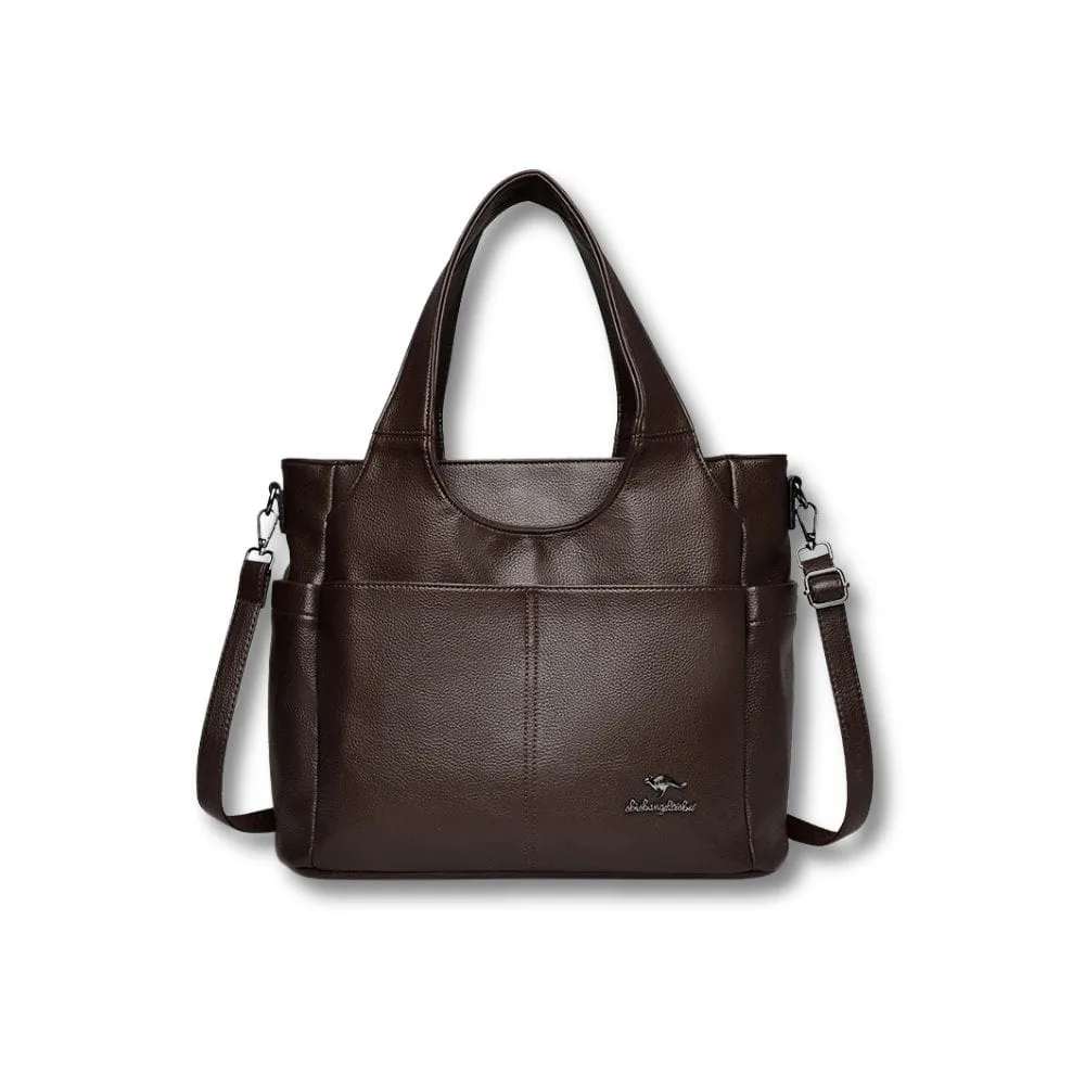 Maison Sacoches Nina sac cabas beige grand