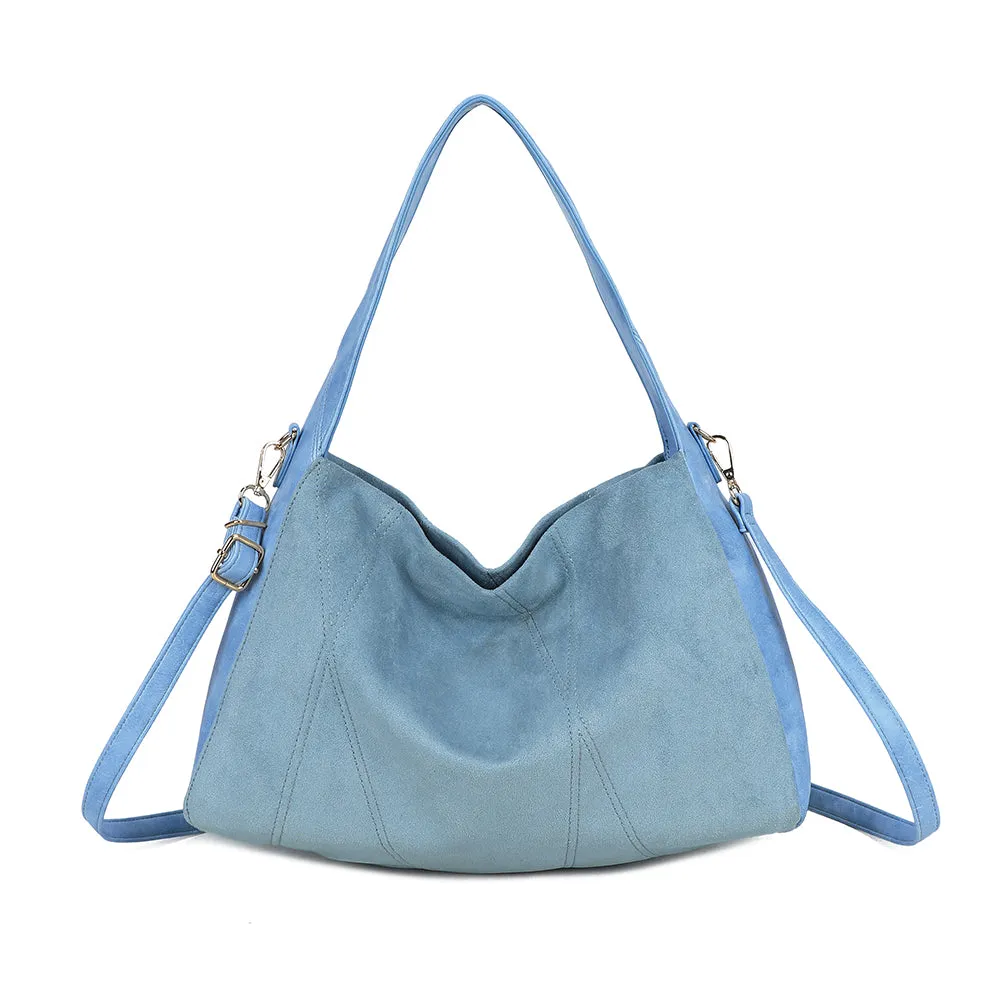 Gallantry Milano sac à main marron suédée hobo
