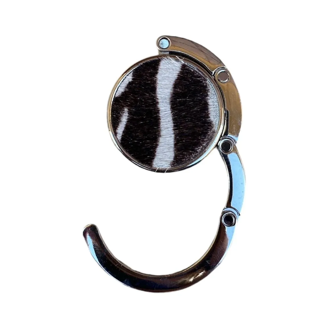 Hexagone Cuir accroche-sac cuir rond 4,3 cm