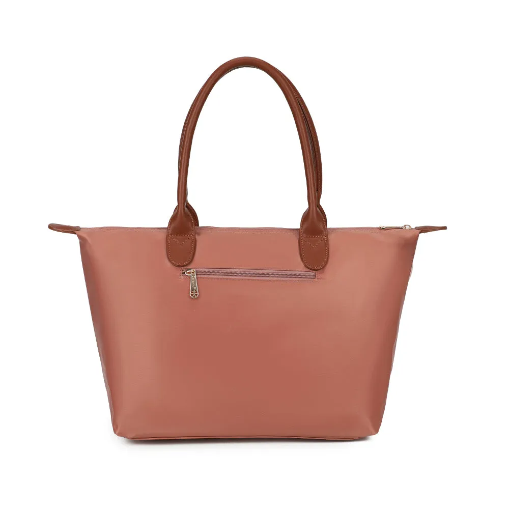 Gallantry Paris Le Roseau cabas zippé rose foncé vegan