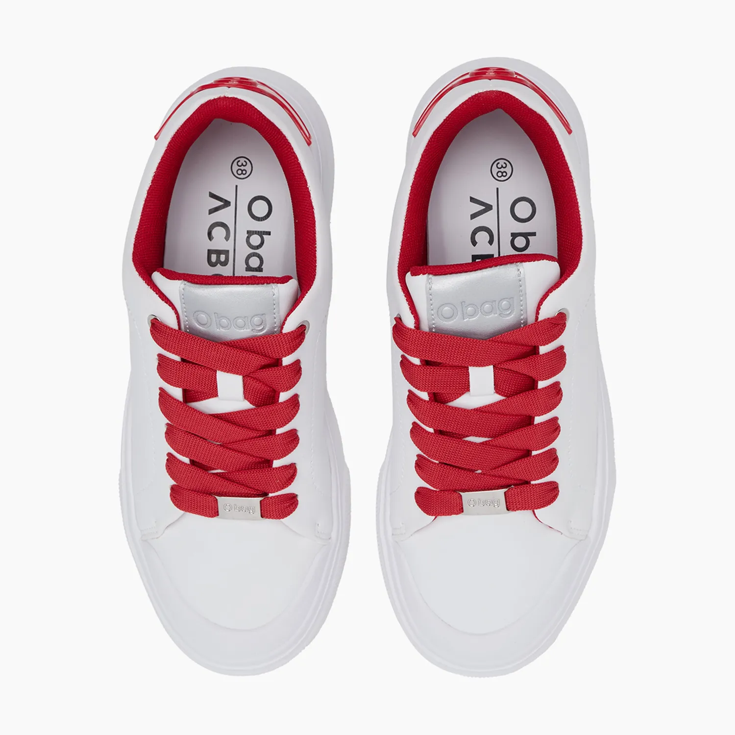 O bag sneakers femme blanche tomato recyclée 38