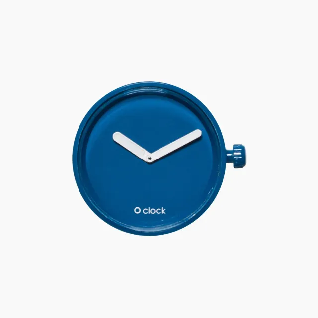 O bag O Clock Tone on Tone mécanisme quartz bleu Capri