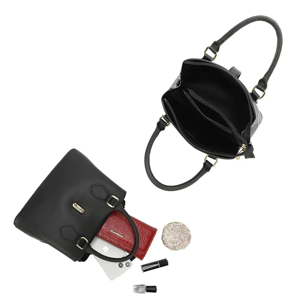 Gallantry Vérita sac à main Noir grainé