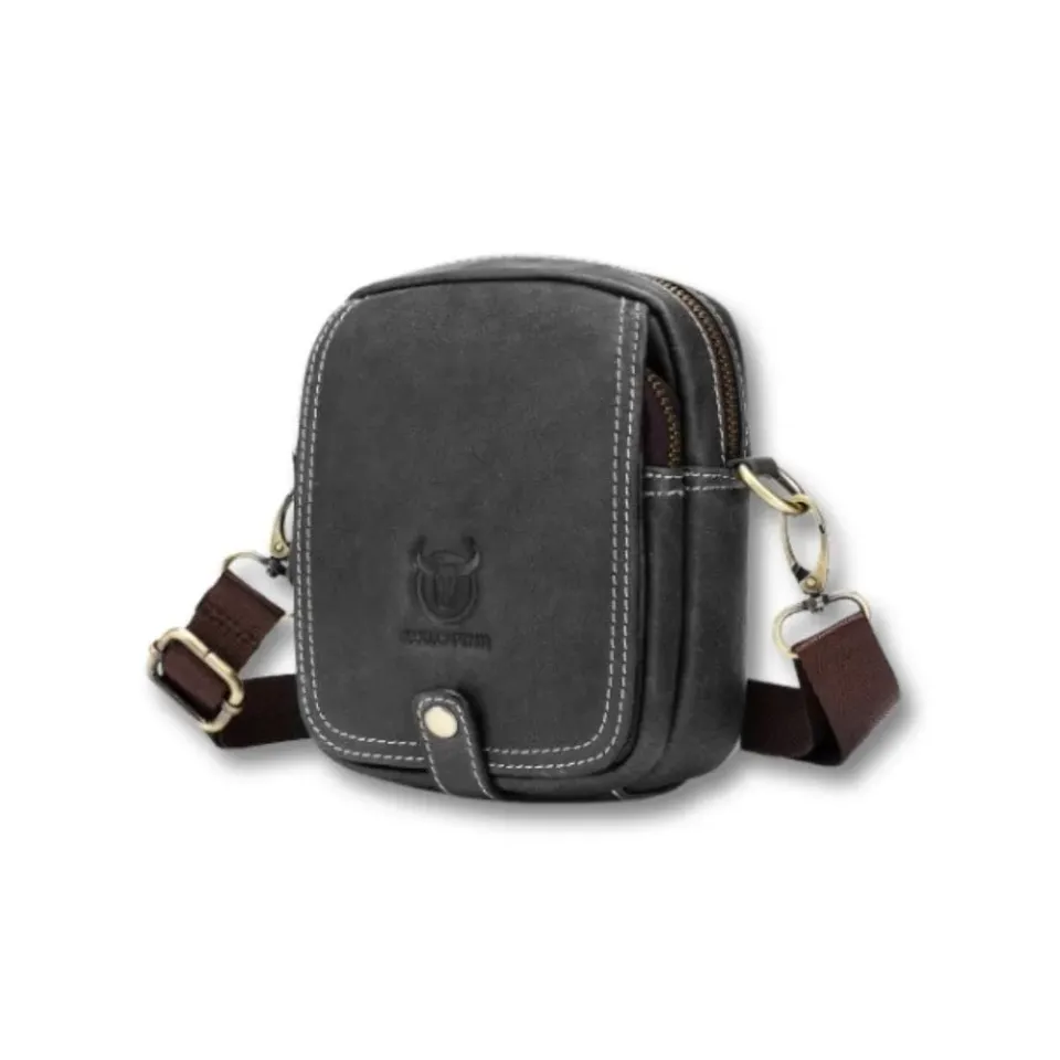 Maison Sacoches Veyron sacoche homme vintage marron compacte