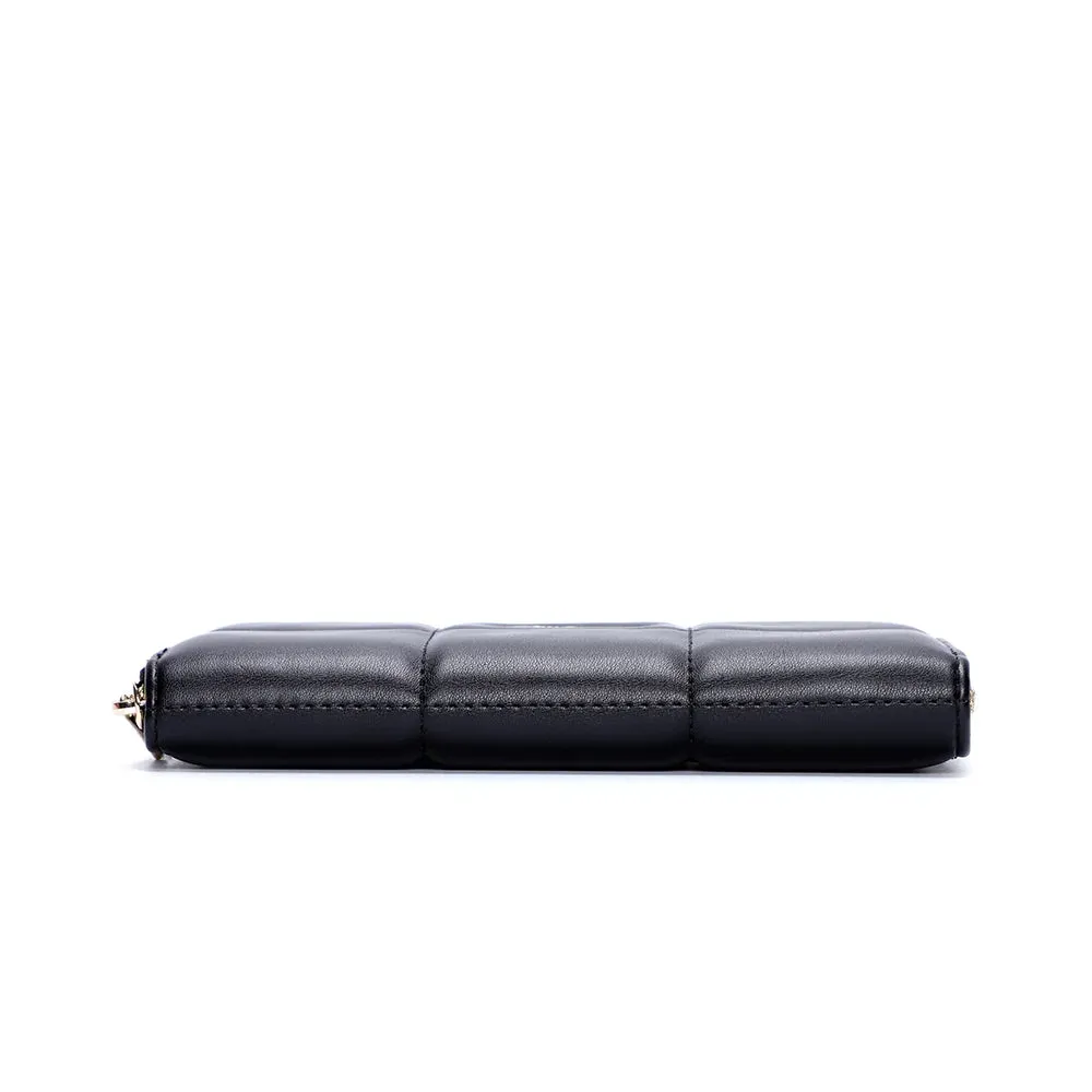 Gallantry Petite Muse portefeuille marron matelassé