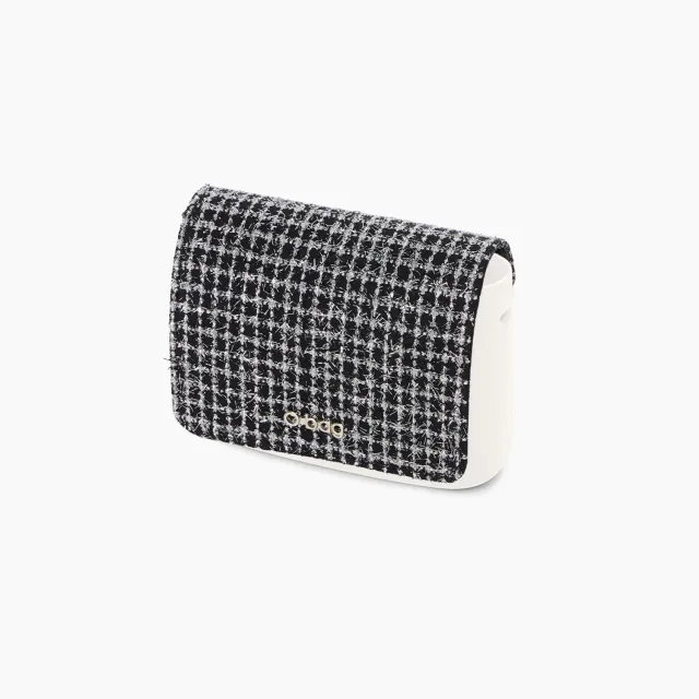 O bag O Pocket rabat lamé argent