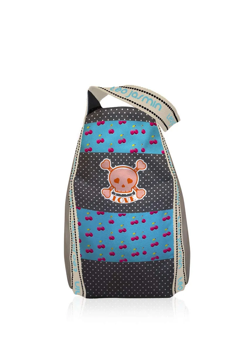 Téo Jasmin Jasmine Rockabilly cabas toile à motifs