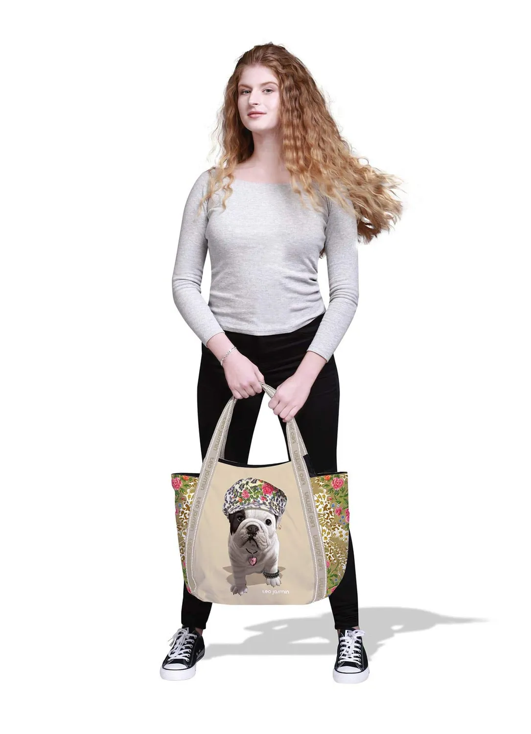 Téo Jasmin Nova grand cabas Vanille 50 cm