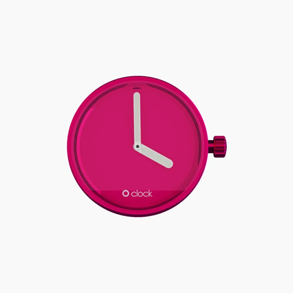 O clock Mirror mécanisme montre amarante