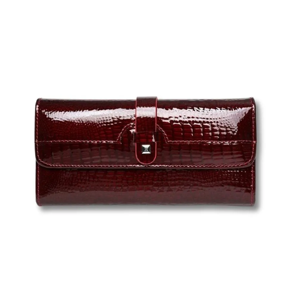Maison Sacoches Lunéa portefeuille femme noir cuir