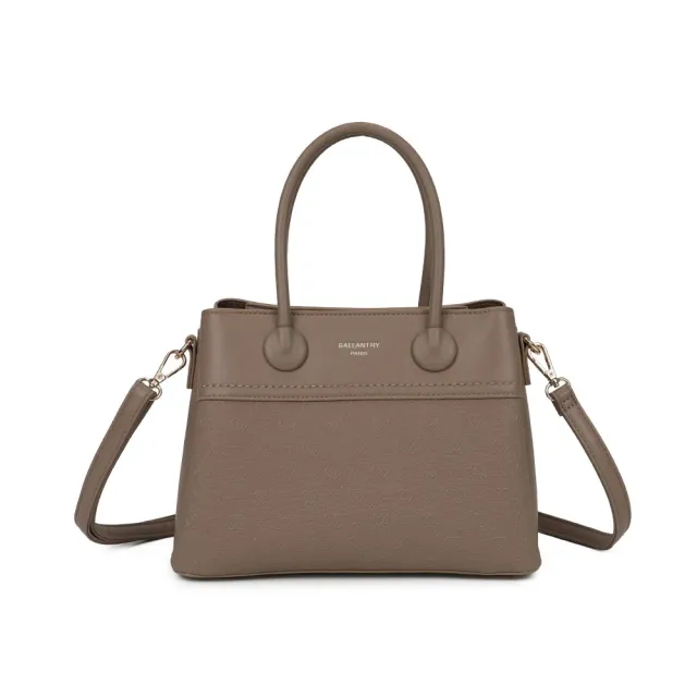 Gallantry Paris Le Mélys sac à main taupe foncé cœurs
