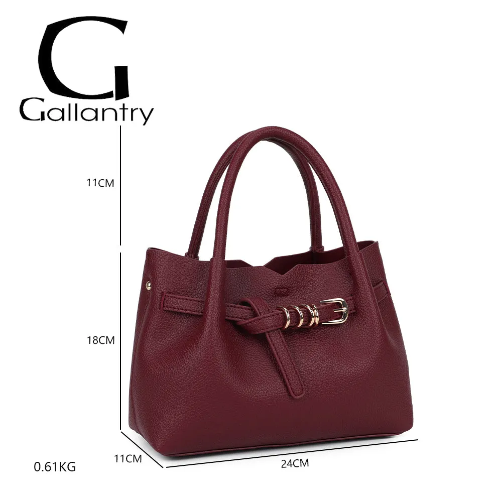 Gallantry Paris La Séraphine sac à main bordeaux