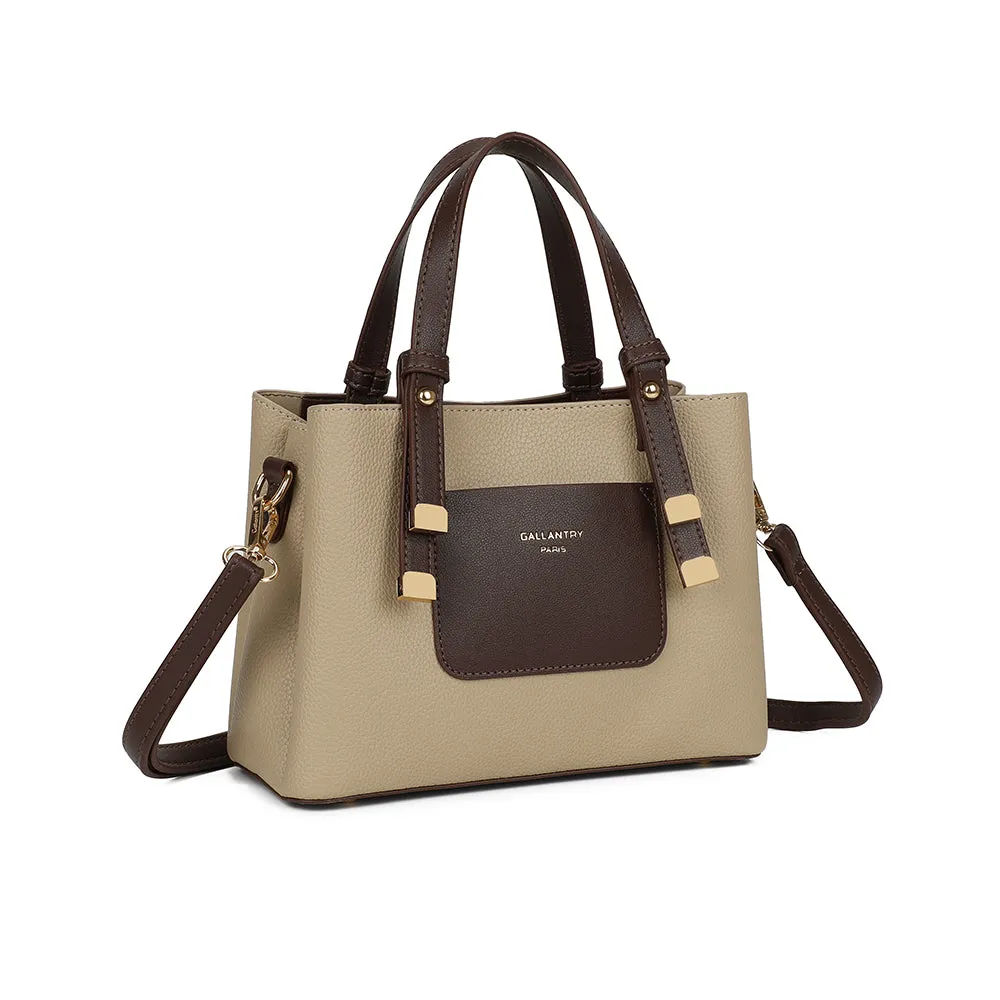 Gallantry La Lorenza sac à main taupe structuré