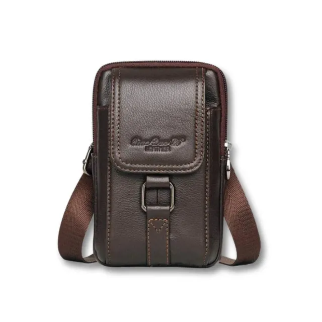Maison Sacoches Kaelen sacoche cuir marron mini