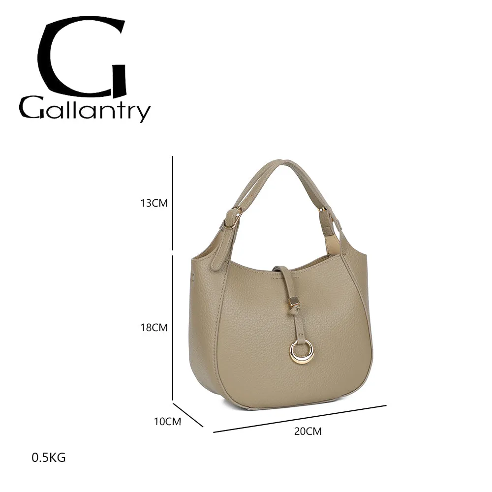 Gallantry Paris Le Nolan petit sac bandoulière noir grainé