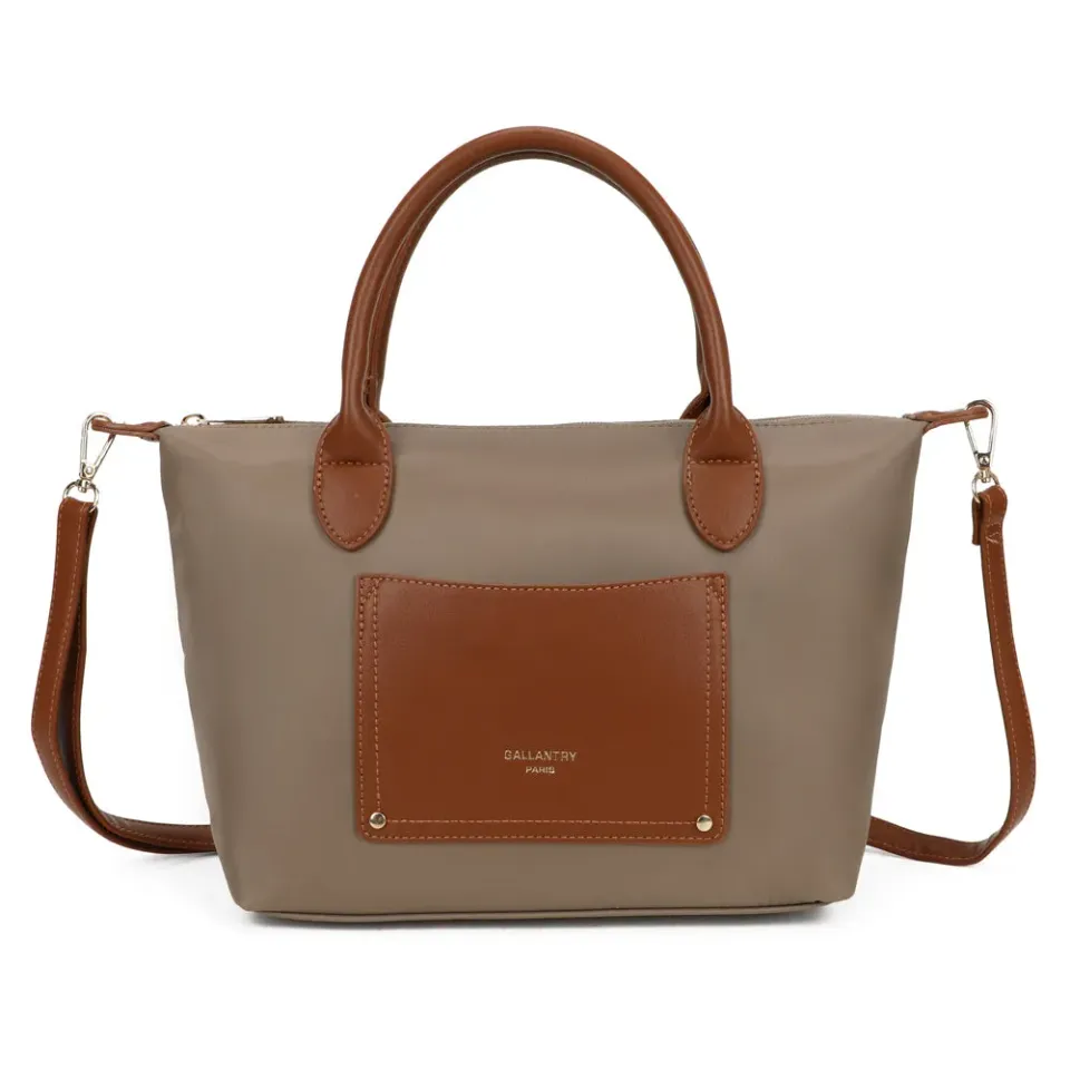 Gallantry Paris Le Cassien sac à main taupe toile