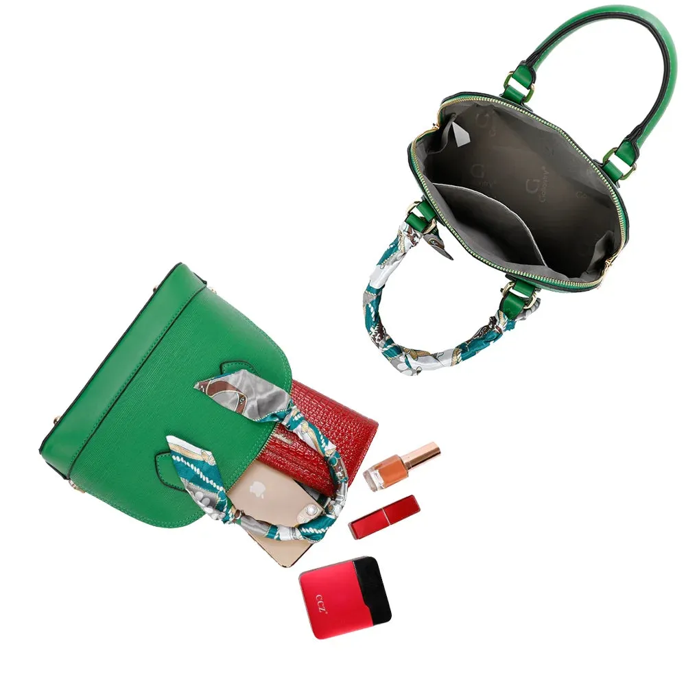 Gallantry Paris La Marlowe petit sac Coffee à foulard