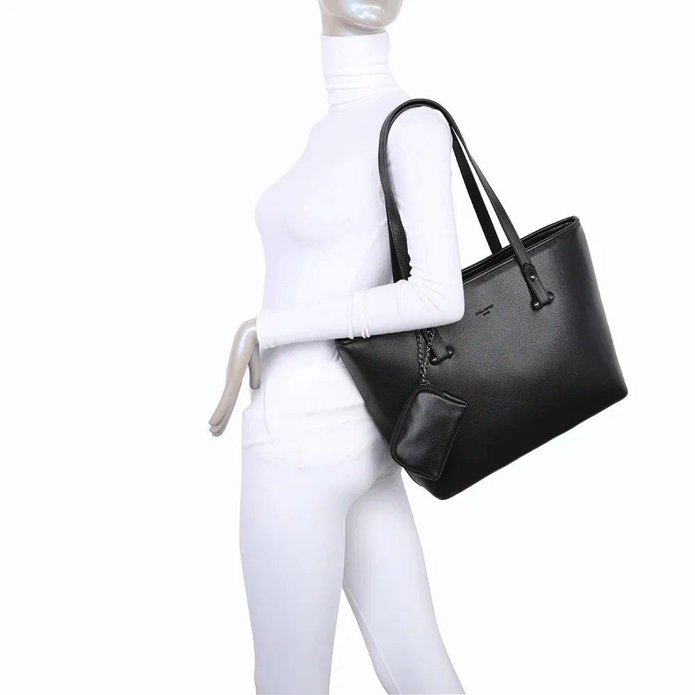Gallantry La Raffiné cabas Coffee pochette grainé