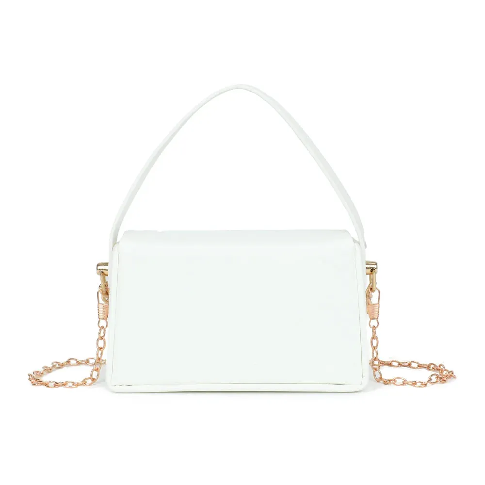 Gallantry Paris Azurée mini sac chaîne dorée bleu clair