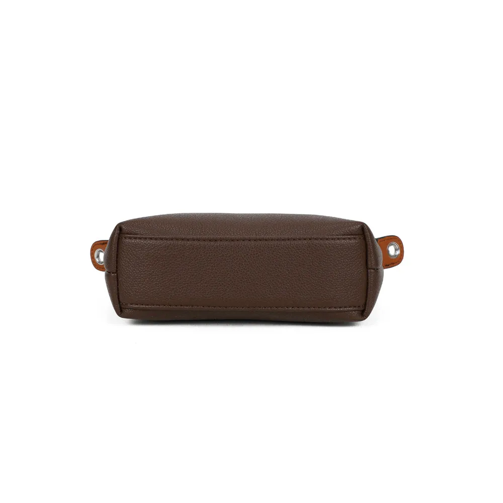 Gallantry Paris La Minette sac à main Coffee mini zippé